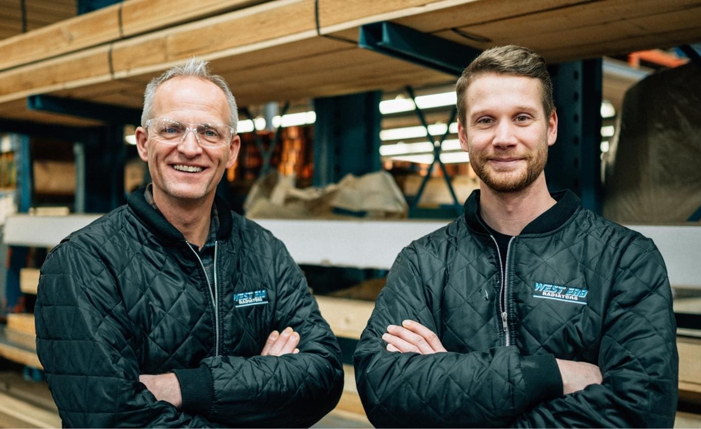 Co-owners Wayne and Justin Feeleus