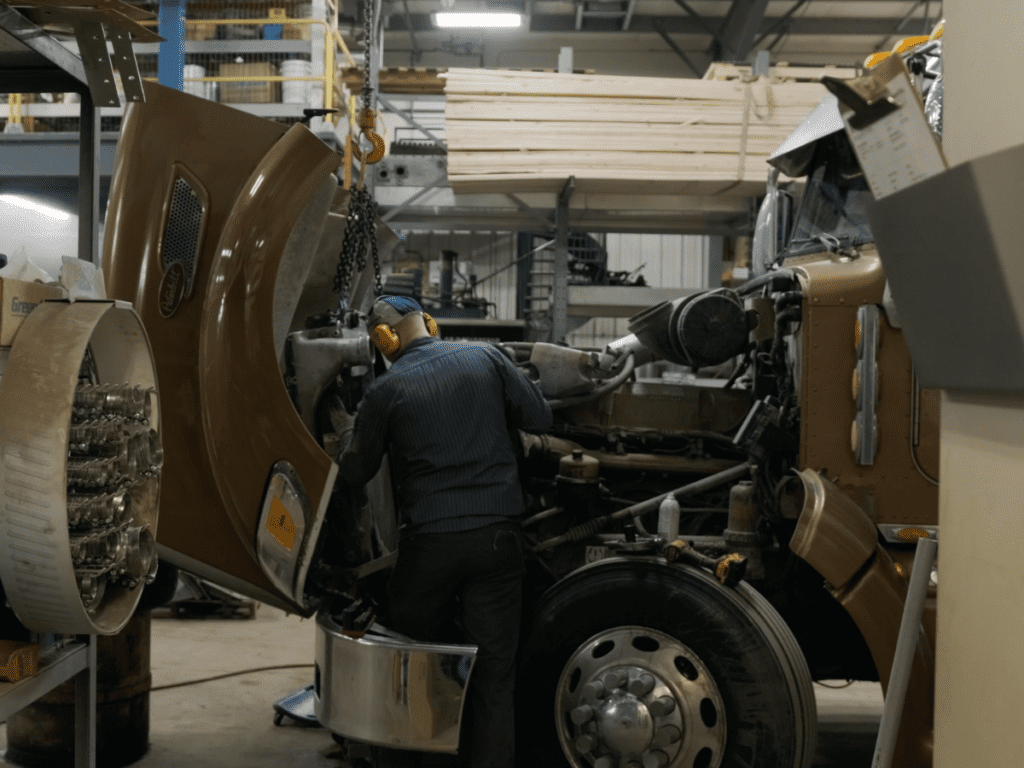 Repairing truck heat exchanger