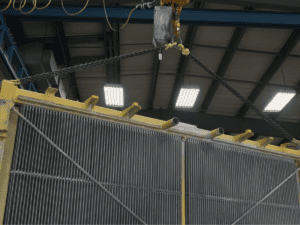 Overhead Crane Lifting Mining Radiator