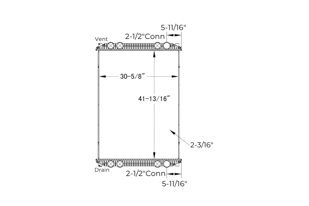 Freightliner Century / Columbia Radiator – 2003 -2007 various