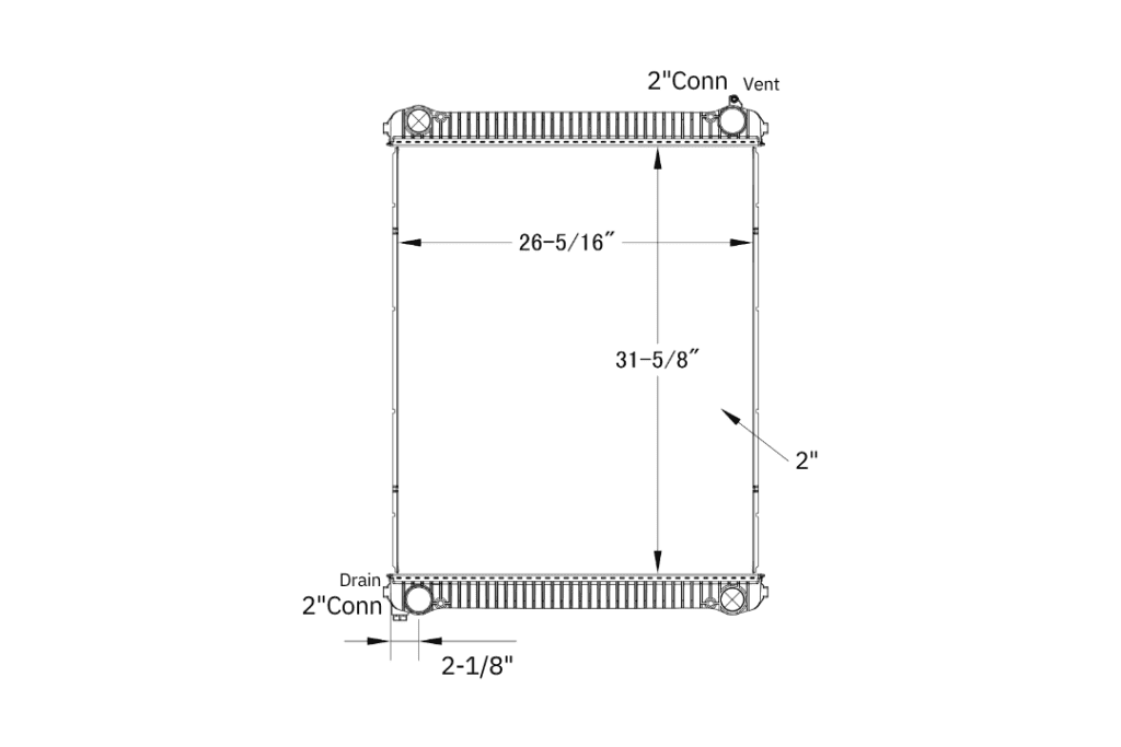 Freightliner Radiator – 2003-2010 various