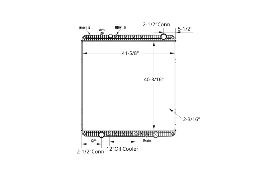 Freightliner Radiator – 2008-2013 Coronado Series