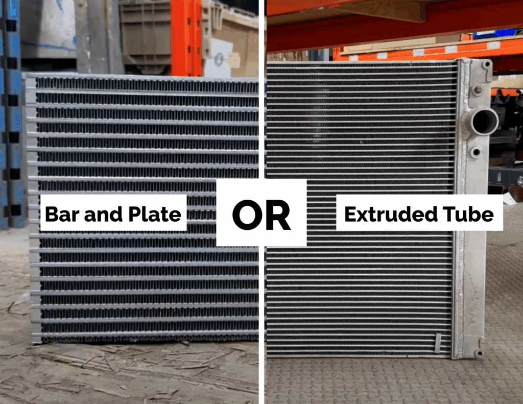 Bar and plate vs extruded tube