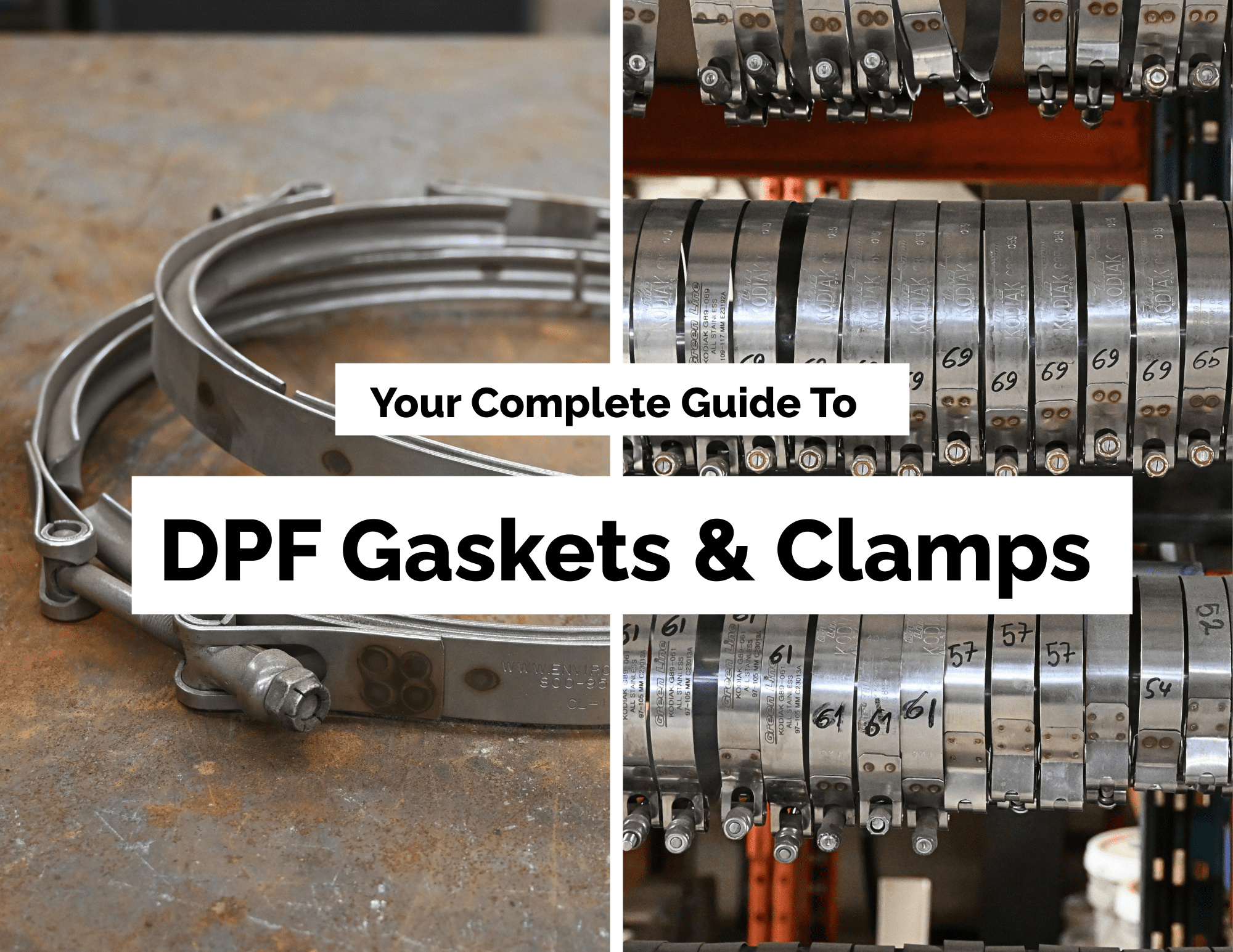 Your complete guide to DPF gaskets and clamps